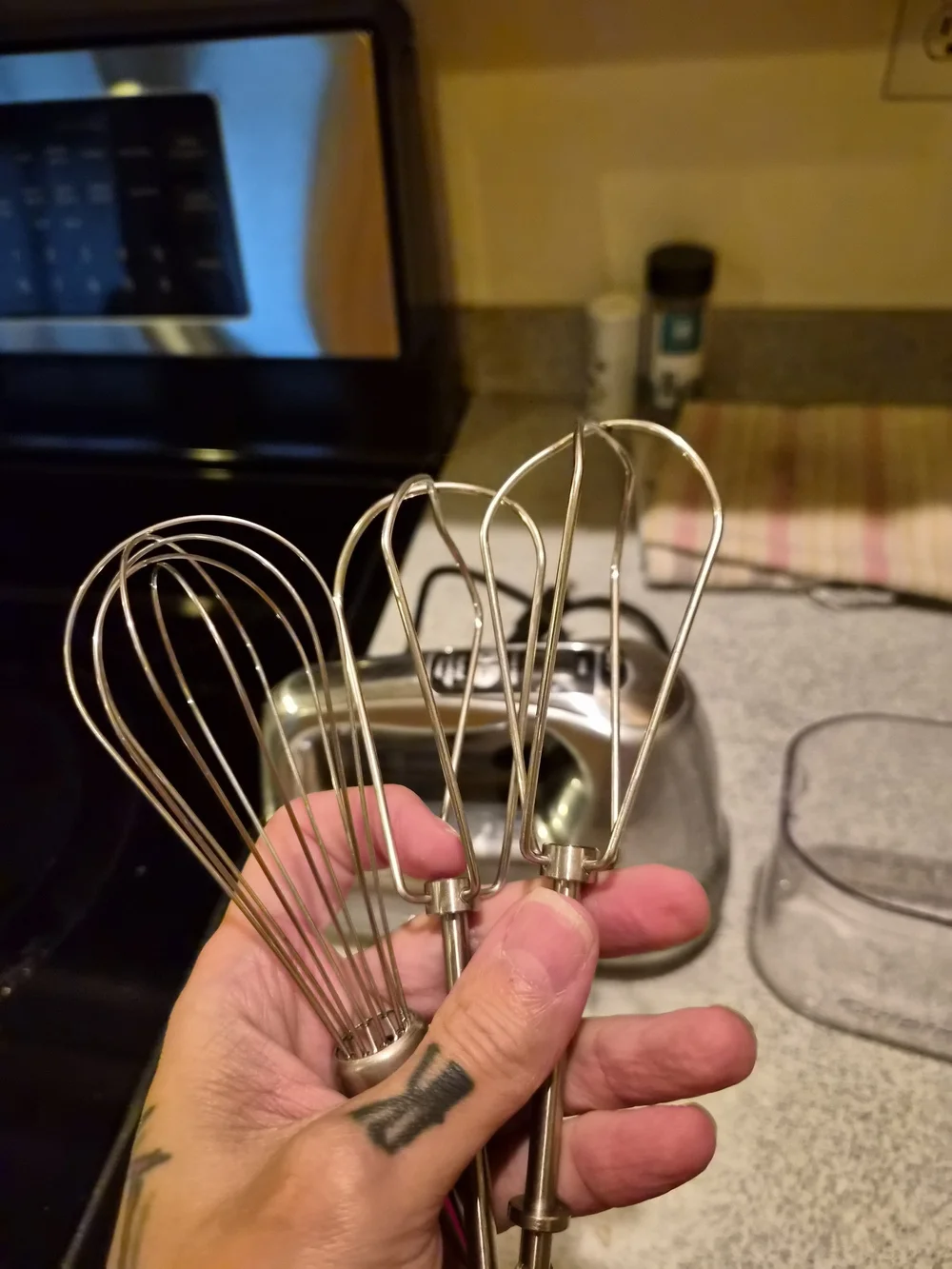 Cuisinart Brushed Stainless Digital Hand Mixer with Storage Case & Attachments